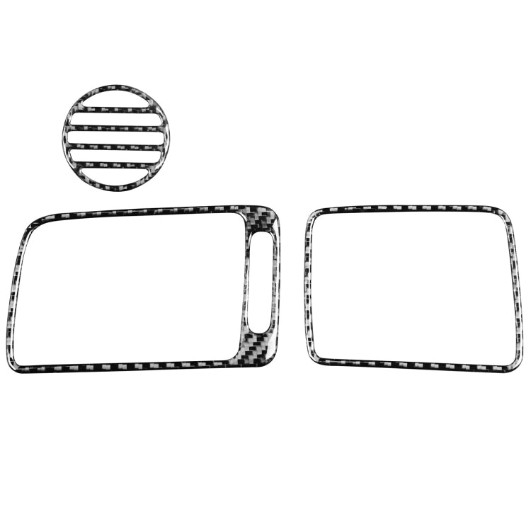 Carbon Fibre Air Vent Decorative Sticker for Honda Civic 8th Gen (2006-2011) - 3-in-1 Front Passenger Seat Accent