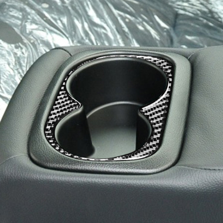 Carbon Fibre Decorative Cup Holder Stickers for Honda Civic 8th Gen (2006-2011) – Left & Right Drive Universal Fit