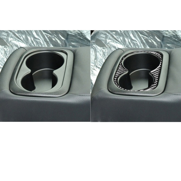 Carbon Fibre Decorative Cup Holder Stickers for Honda Civic 8th Gen (2006-2011) – Left & Right Drive Universal Fit