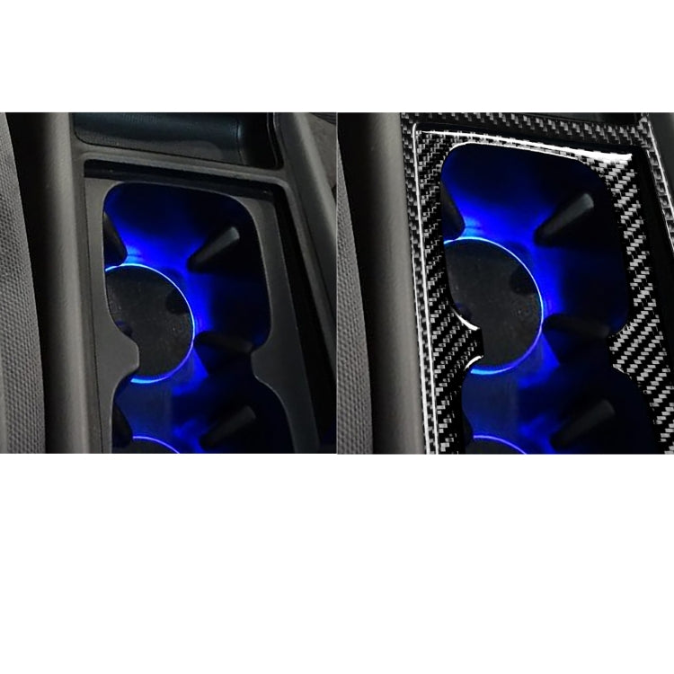 Dual Purpose Carbon Fibre Cup Holder Trim Sticker for Honda Civic 8th Gen (2006-2011) - Left & Right Drive Adaptable