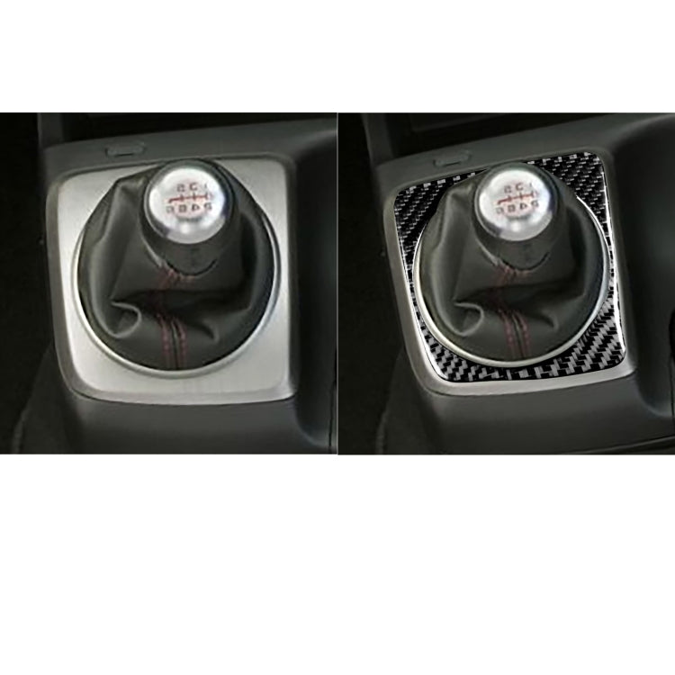 Carbon Fibre Manual Gear Stick Decoration for Honda Civic 8th Gen (2006-2011) - Right-Hand Drive