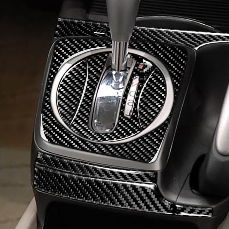 8-in-1 Carbon Fibre Gear Panel Decorative Sticker Set for Honda Civic 8th Gen (2006-2011), Right Hand Drive