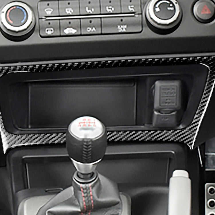 Carbon Fibre Storage Box Trim Sticker for Honda Civic 8th Gen (2006-2011) - Right Drive Upgrade