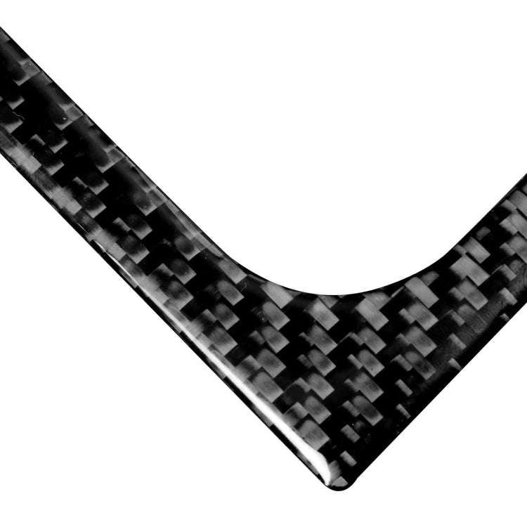 Carbon Fibre Decorative Storage Box Sticker for Honda Civic 8th Gen (2006-2011) - Left-Hand Drive