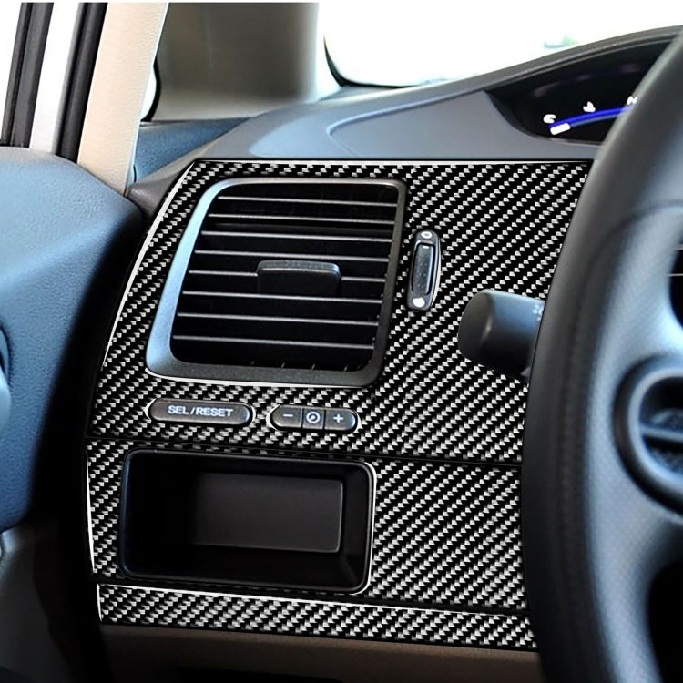 Carbon Fibre Decorative Sticker for Left Side Panel of Honda Civic 8th Gen (2006-2011) - 3 in 1 Driver Seat Upgrade