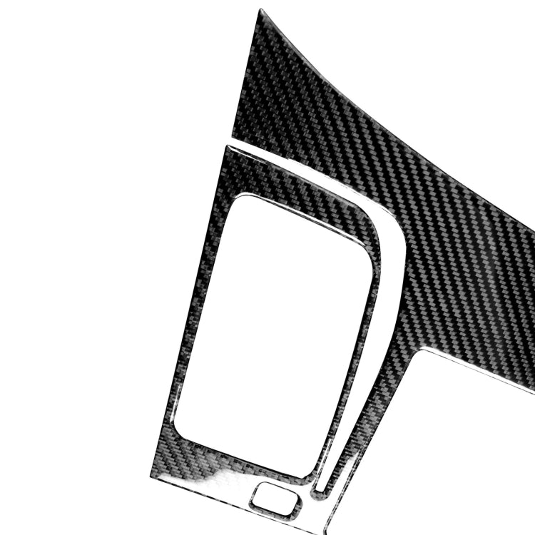 Carbon Fibre Decorative Navigation Panel Sticker for Honda Civic 8th Gen (2006-2011) - Right Drive Edition