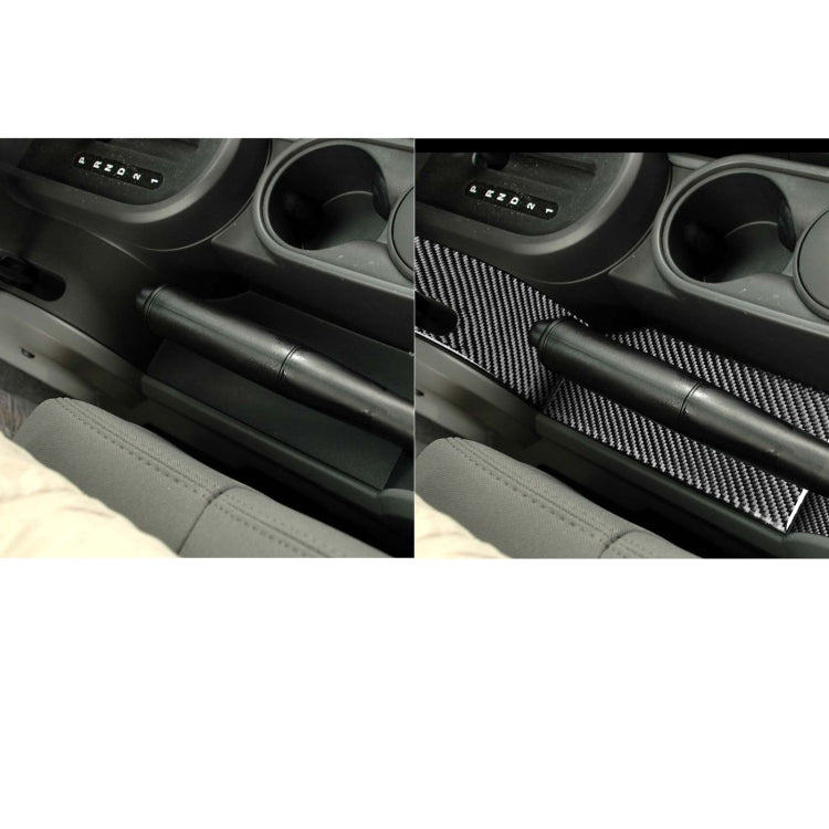 Carbon Fibre Gear Console Trim Sticker for Jeep Wrangler JK 2007-2010 - 3-in-1 Customisation!
