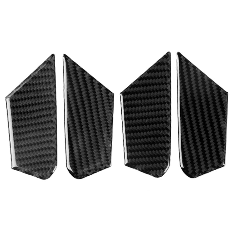 Carbon Fibre 4-in-1 Inner Door Bowl Trim Stickers for Alfa Romeo Giulia (2017-2019) – Universal Fit