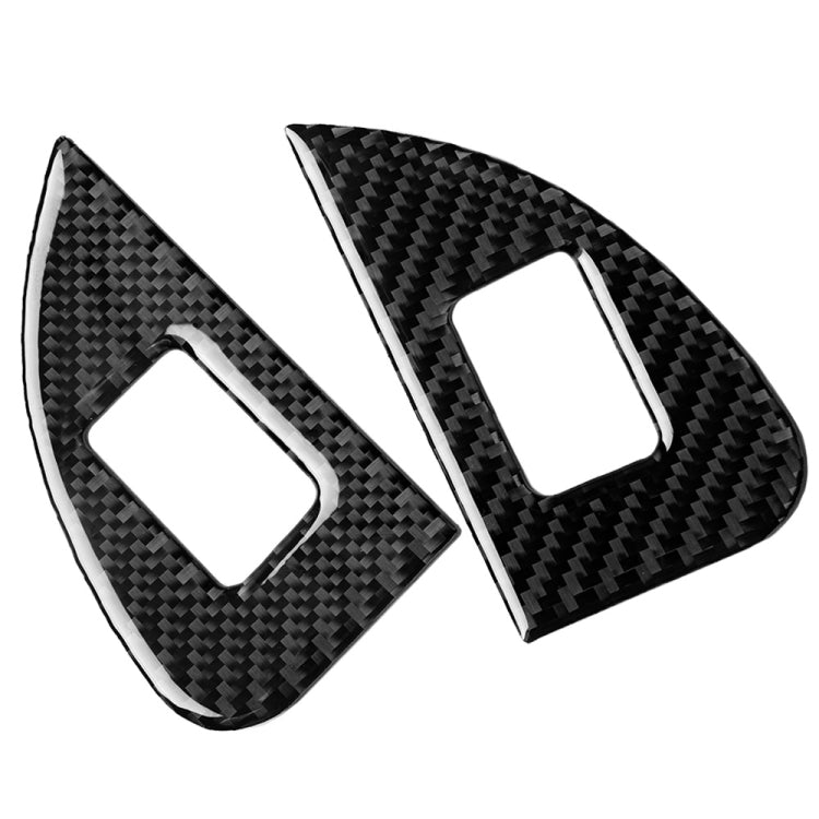Carbon Fibre 4-in-1 Decorative Window Button Panel Stickers for Alfa Romeo Giulia (2017-2019) - Right-Hand Drive