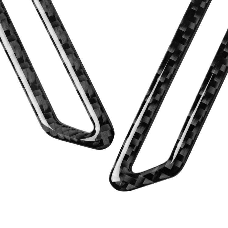 Carbon Fibre A-Pillar Air Outlet Decorative Stickers for Alfa Romeo Giulia (2017-2019) - 2-in-1 Style, Left and Right Drive