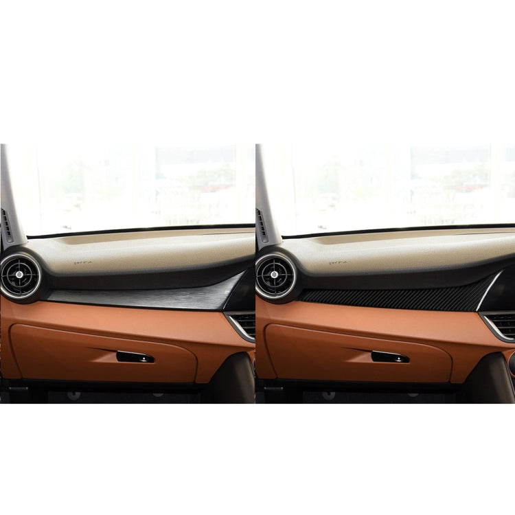Alfa Romeo Giulia 2017-2019 Carbon Fibre Dashboard Trim Sticker for Right-Hand Drive