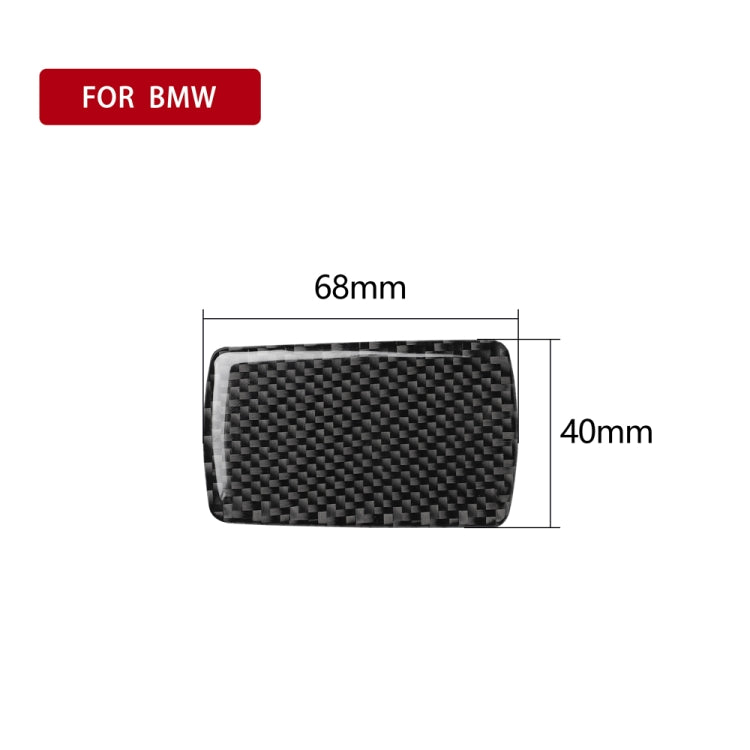 Carbon Fibre Decorative Handle Sticker for BMW 3 Series G20/G28/325Li/330d/335 (2019-2020) - Right Hand Drive