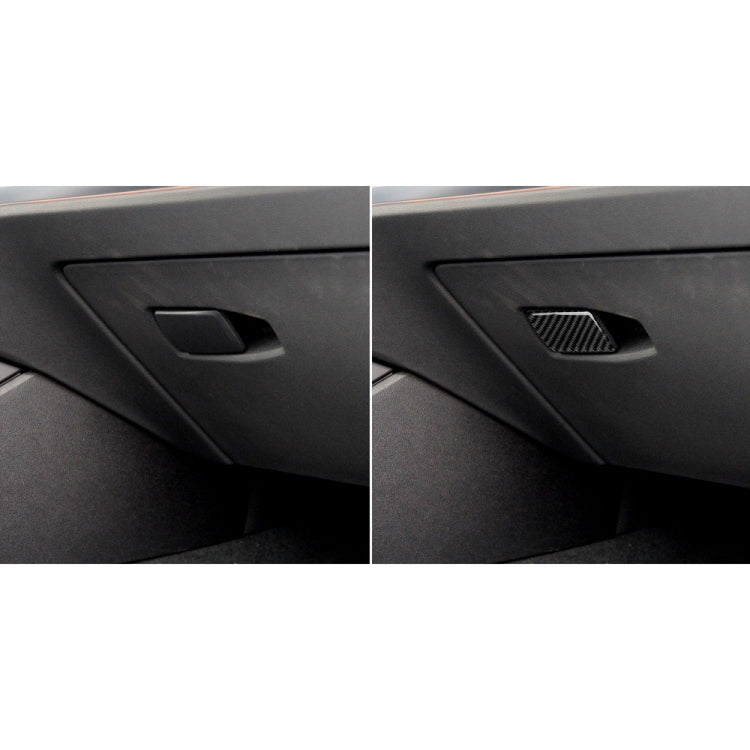 Carbon Fibre Decorative Handle Sticker for BMW 3 Series G20/G28/325Li/330d/335 (2019-2020) - Right Hand Drive