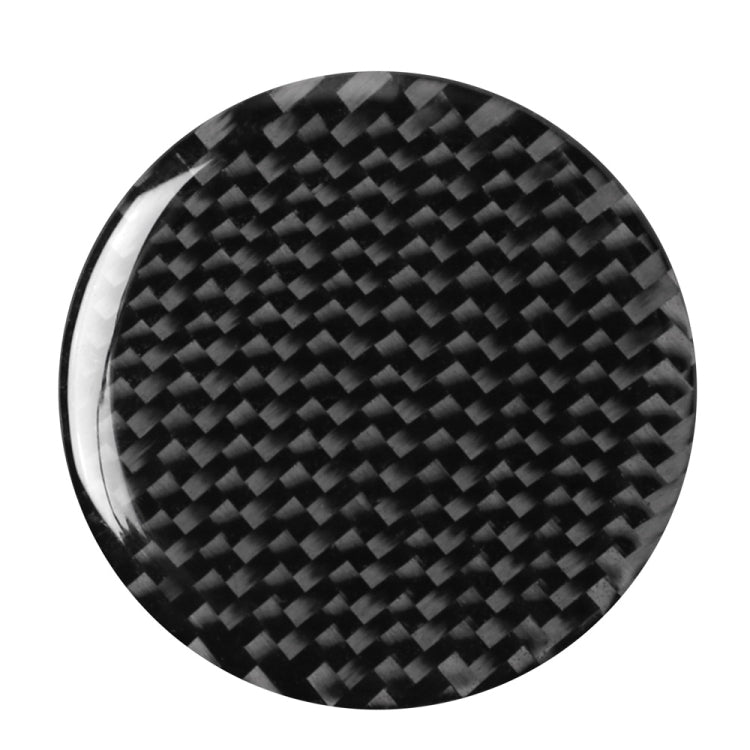 Carbon Fibre Multimedia Control Knob Decorative Sticker for BMW 3 Series G20/G28/325Li/330d/335 (2019-2020) – Universal Fit for Left and Right Drive