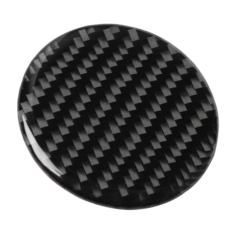 Carbon Fibre Multimedia Control Knob Decorative Sticker for BMW 3 Series G20/G28/325Li/330d/335 (2019-2020) – Universal Fit for Left and Right Drive