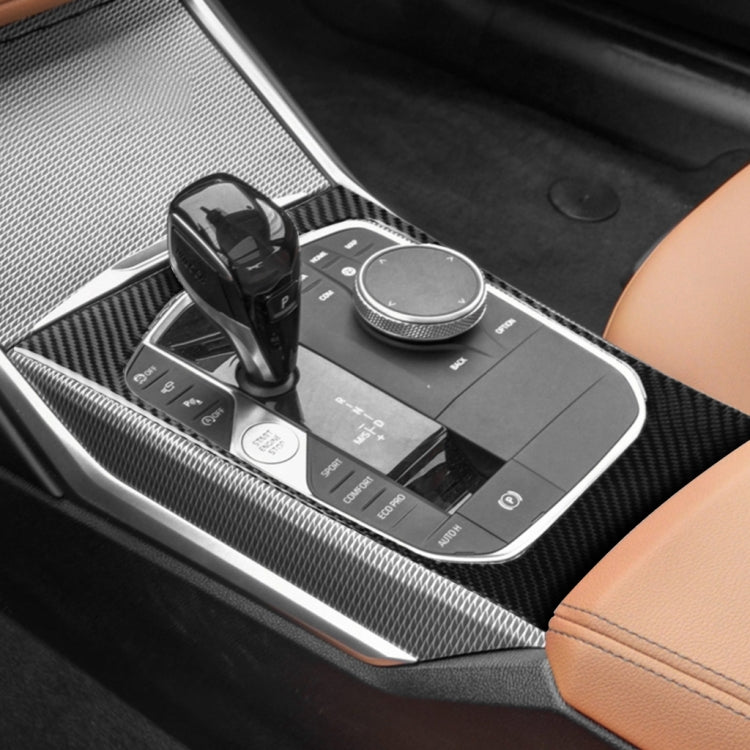 BMW 3 Series G20/G28 Carbon Fibre Gear Shift Decorative Decal (2019-2020) - Left Drive