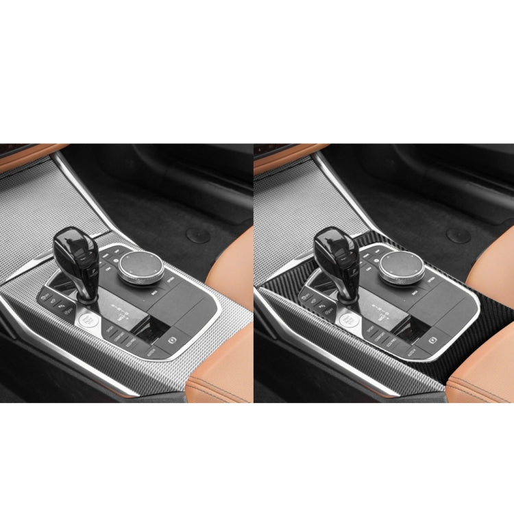 BMW 3 Series G20/G28 Carbon Fibre Gear Shift Decorative Decal (2019-2020) - Left Drive