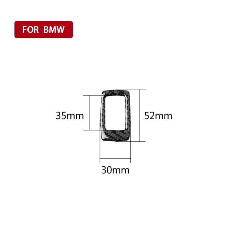 Carbon Fibre Boot Switch Decorative Sticker for BMW 3 Series G20/G28/325Li/330d/335 (2019-2020) - Universal Fit for Left and Right Drive