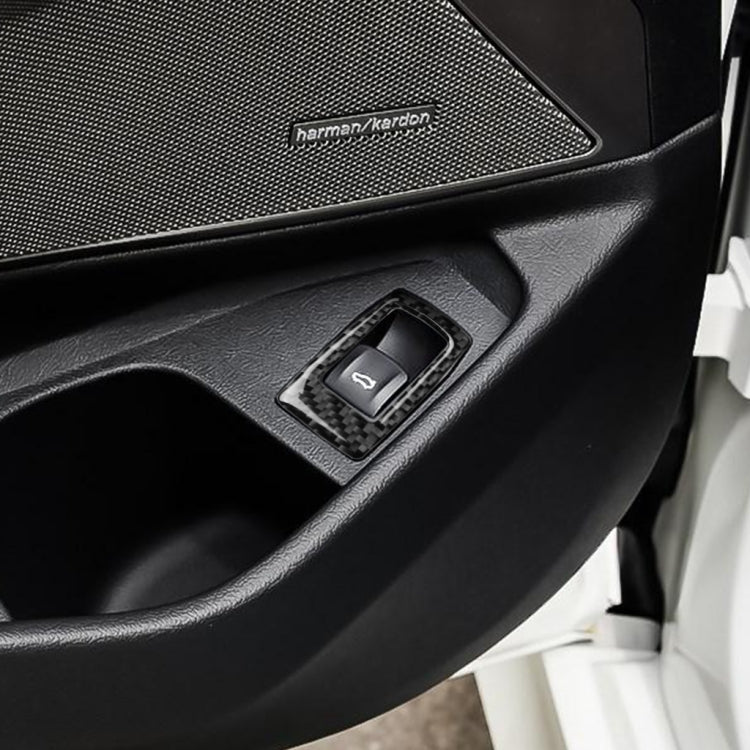 Carbon Fibre Boot Switch Decorative Sticker for BMW 3 Series G20/G28/325Li/330d/335 (2019-2020) - Universal Fit for Left and Right Drive