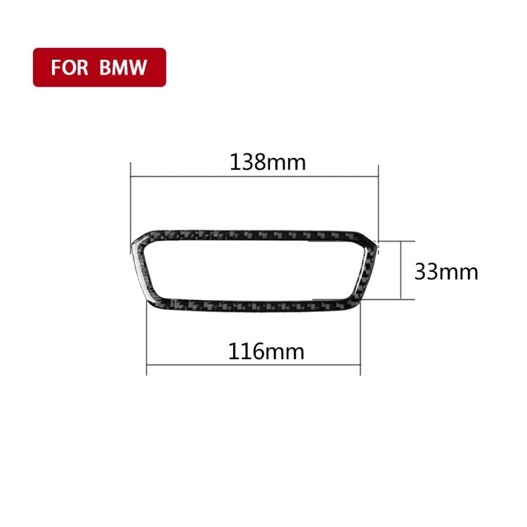 Carbon Fibre Headlight Adjustment Frame Decor Sticker for BMW 3 Series G20/G28/325Li/330d/335 (2019-2020) - Universal Fit for Left and Right Drive