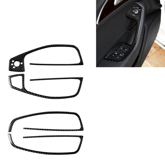 Audi A6/S6 & A7/S7 Carbon Fibre Glass Lifter Trim Stickers (2012-2018) - Left Drive Elegance