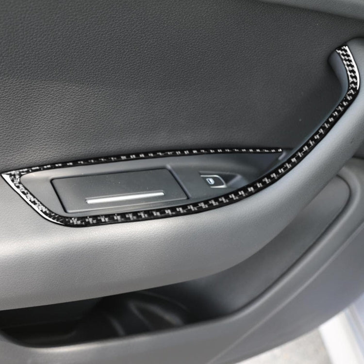 Audi A6/S6 & A7/S7 Carbon Fibre Glass Lifter Trim Stickers (2012-2018) - Left Drive Elegance