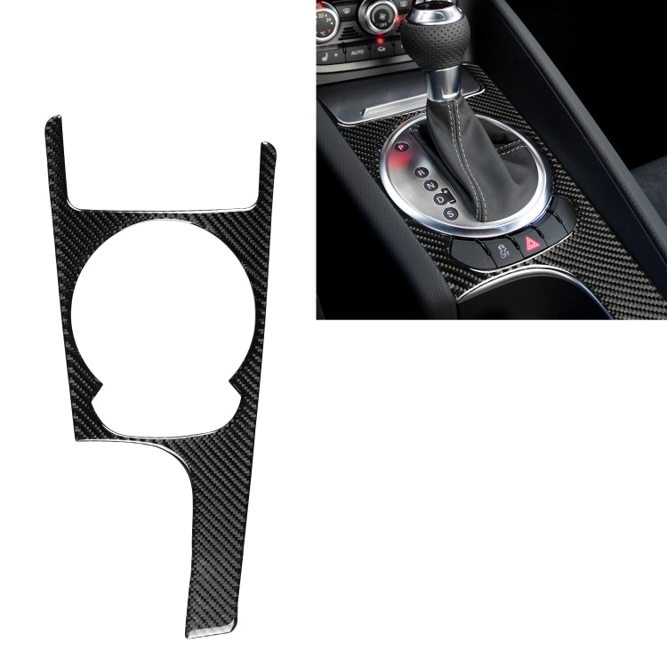 Audi TT Carbon Fibre Gear Shift Panel Decorative Sticker - Fits 2008-2014 Models