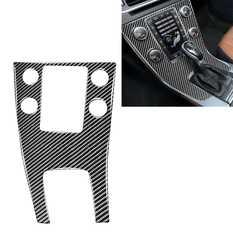 Carbon Fibre Decorative Stickers for Volvo V60 (2010-2017) & S60 (2010-2018) Central Control Panel - Left Drive