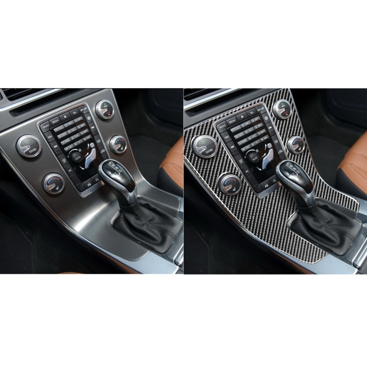 Carbon Fibre Decorative Stickers for Volvo V60 (2010-2017) & S60 (2010-2018) Central Control Panel - Left Drive