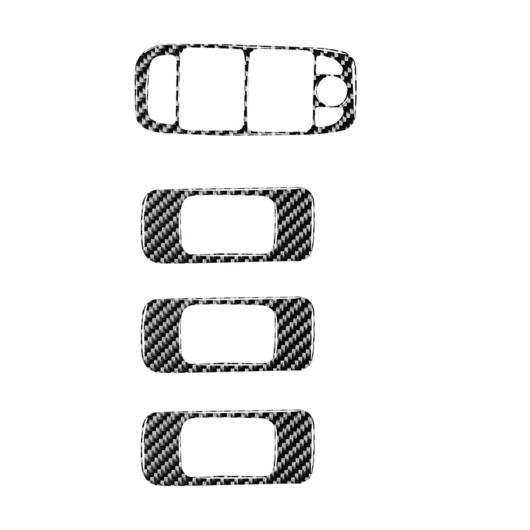 Jaguar F-PACE & XE 2016-2020 Carbon Fibre 4-in-1 Decorative Lift Panel Stickers - Left Drive