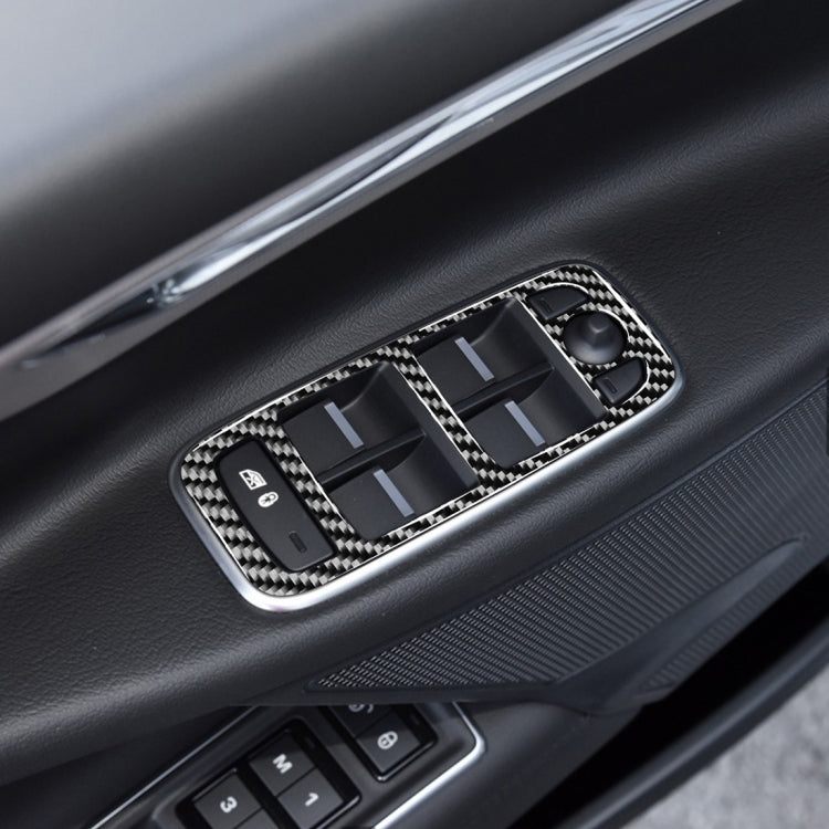 Jaguar F-PACE & XE 2016-2020 Carbon Fibre 4-in-1 Decorative Lift Panel Stickers - Left Drive