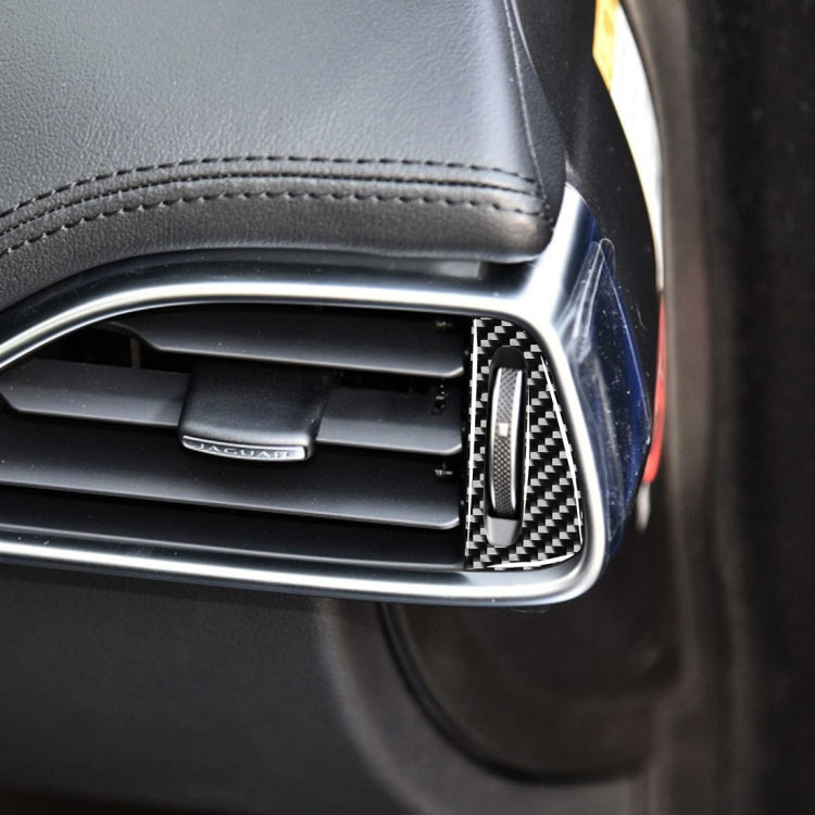 Carbon Fibre Air Vent Enhancements for Jaguar F-PACE, XE, XF & XJ (2016-2020) - Set of 2 Decorative Stickers