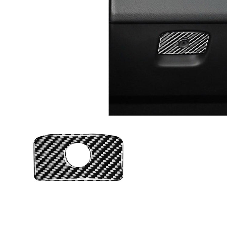 Jaguar F-PACE X761 XE X760 XF X260 2016-2020 Carbon Fibre Front Passenger Seat Storage Box Decorative Stickers - Universal Fit for Left and Right Drive