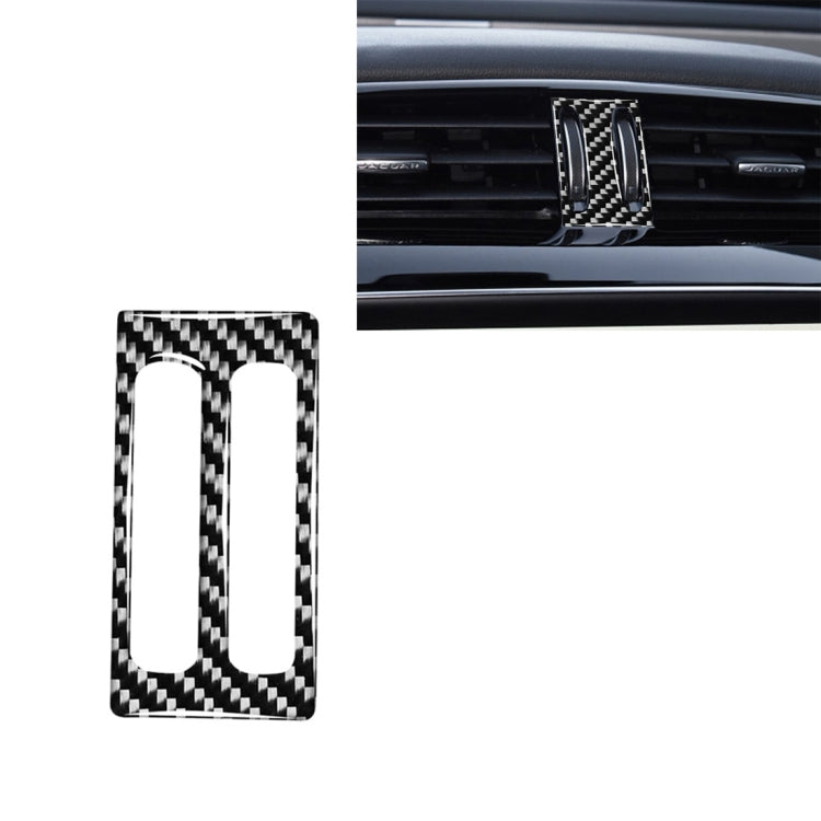 Jaguar F-PACE XE X760 XF X260 XJ 2016-2020 Carbon Fibre Air Vent Trim Stickers – Left & Right Drive Universal Styling