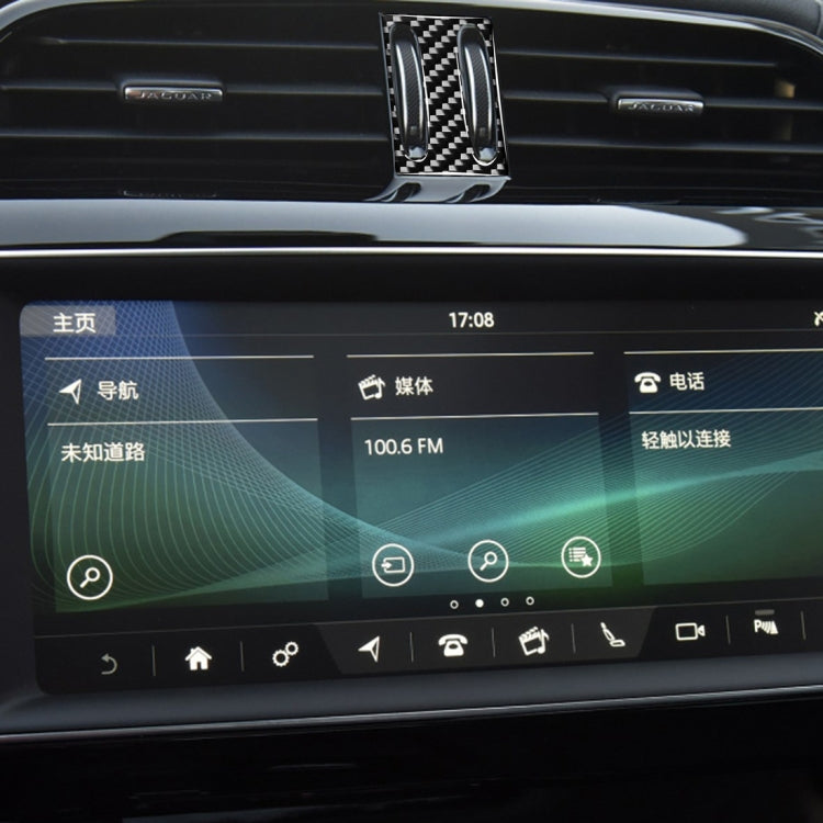 Jaguar F-PACE XE X760 XF X260 XJ 2016-2020 Carbon Fibre Air Vent Trim Stickers – Left & Right Drive Universal Styling