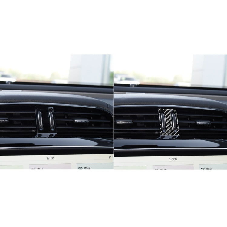 Jaguar F-PACE XE X760 XF X260 XJ 2016-2020 Carbon Fibre Air Vent Trim Stickers – Left & Right Drive Universal Styling