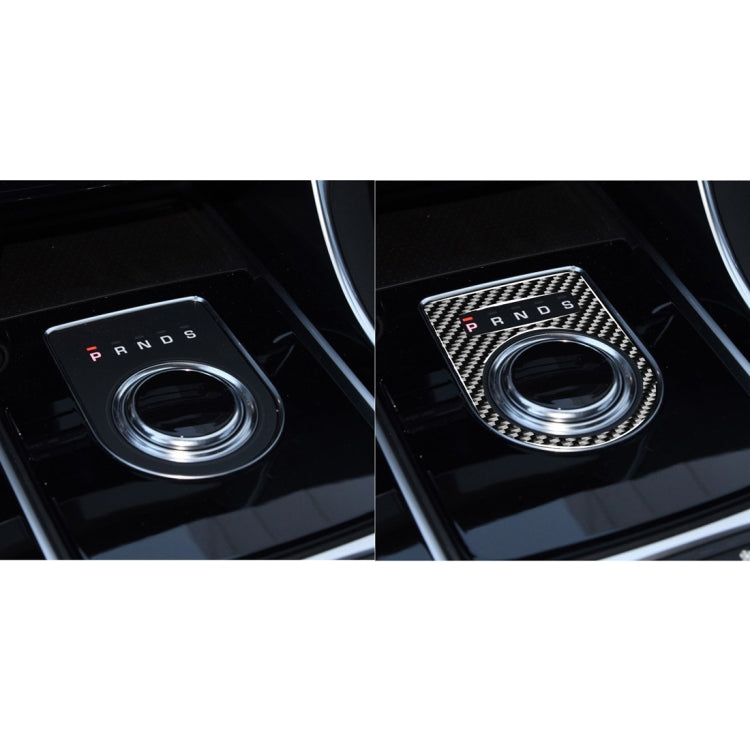 Carbon Fibre Gearstick Knob Decals for Jaguar F-PACE, XE, XF, XJ (2016-2020) – Universal Fit for Left and Right Drive