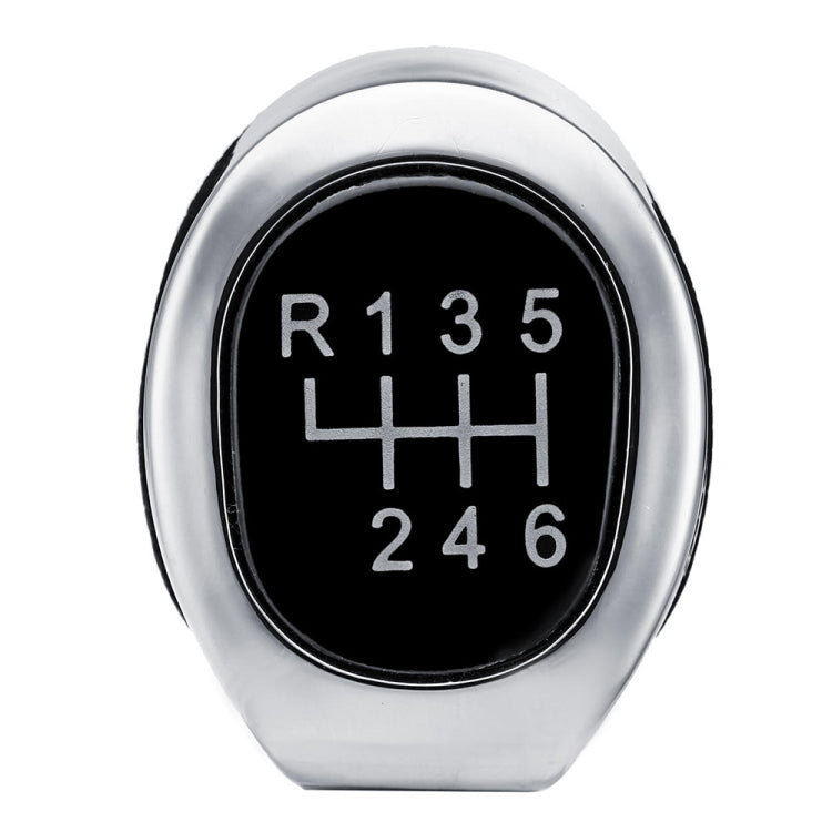 Matte Silver 6-Speed Gear Shift Knob for BMW - Premium Leather & Metal Design