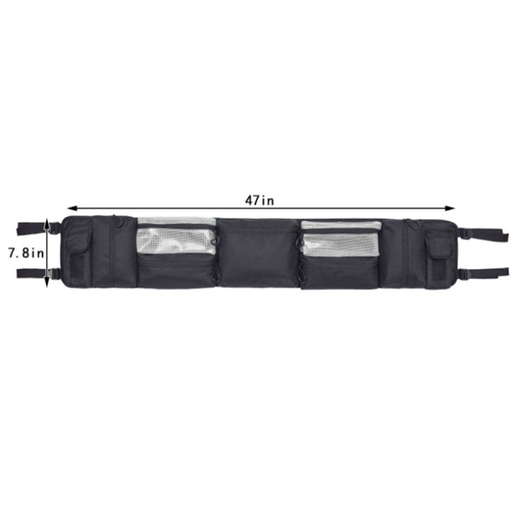 Versatile Roll Bar Storage Organiser for Jeep Wrangler LJ TJ JK JL (1955-2020)