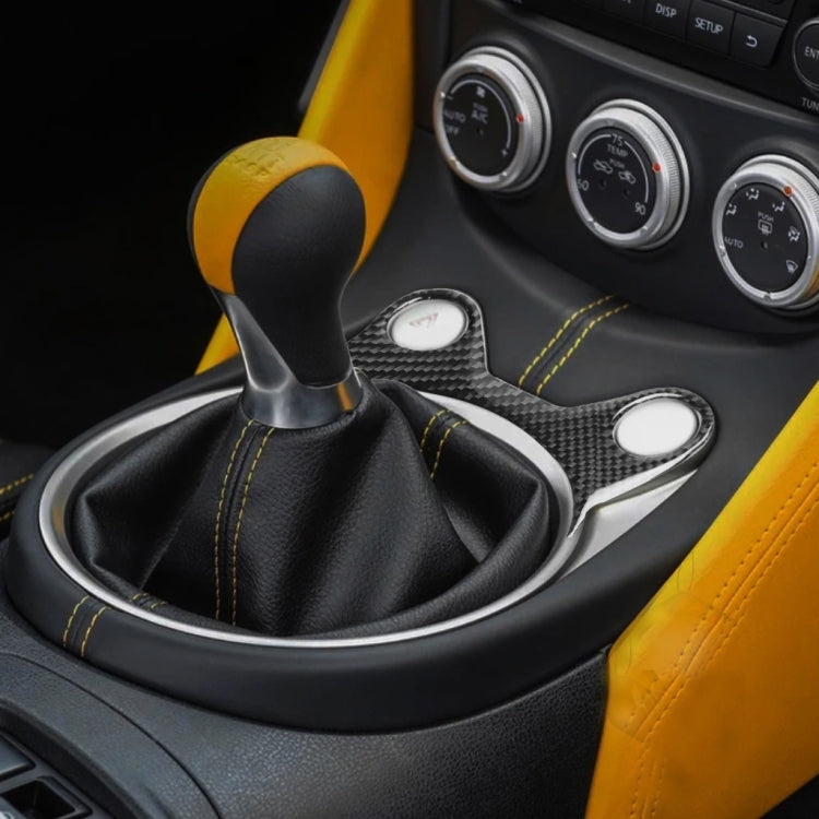 Carbon Fibre Console Panel Decorative Sticker Set for Nissan 370Z Z34 (2009-On) - Left & Right Drive Universal Fit