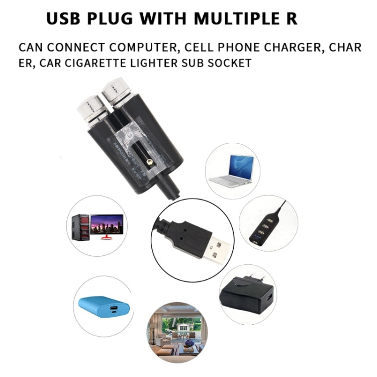Car Two-color USB Star Dome Light Atmosphere Laser Projection Decorative Light, Voice Control Version
