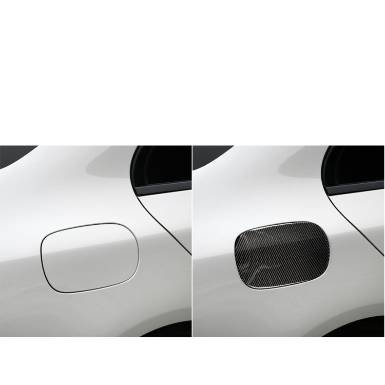 Carbon Fibre Fuel Tank Cap Decorative Sticker for Mercedes-Benz C Class W205 (2015-2018) – Left & Right Drive Universal Fit