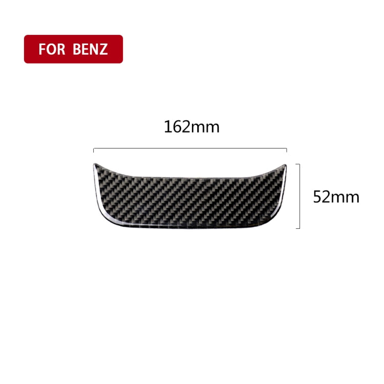 Sleek Carbon Fibre Rear Air Vent Trim for Mercedes-Benz C Class W205 C180 C200 C300 GLC – Universal Fit for Left and Right Drive