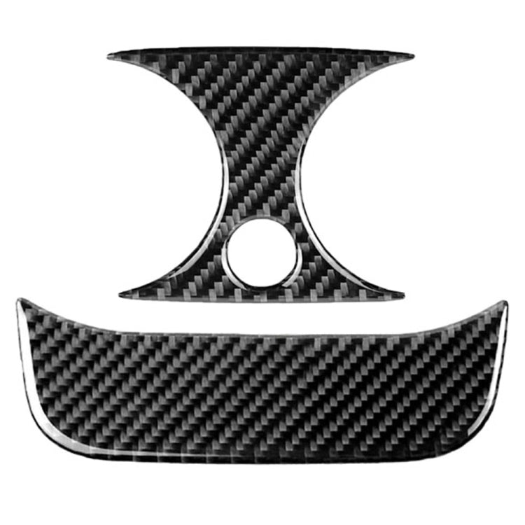 Carbon Fibre Decorative Air Outlet Stickers for Mercedes-Benz C-Class W205 & GLC - Left & Right Drive Universal Fit