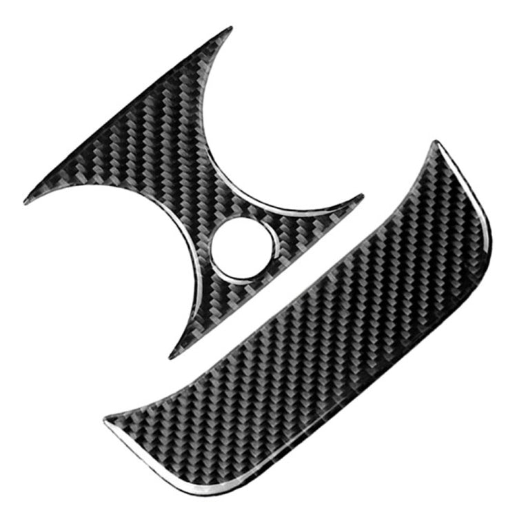 Carbon Fibre Decorative Air Outlet Stickers for Mercedes-Benz C-Class W205 & GLC - Left & Right Drive Universal Fit