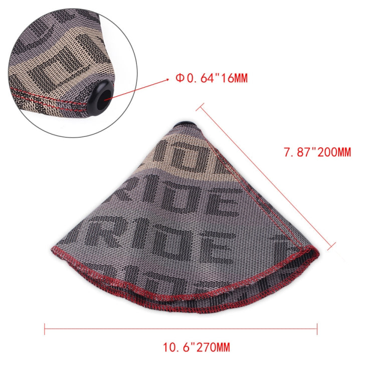 Stylish Canvas Shift Knob Dust Cover for Car Interior Enhancement