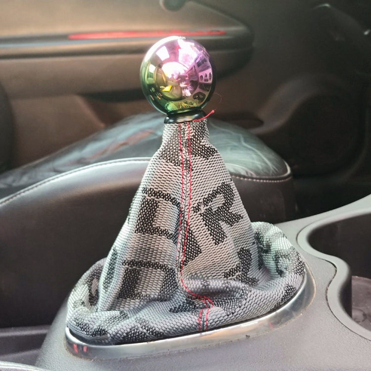 Stylish Canvas Shift Knob Dust Cover for Car Interior Enhancement