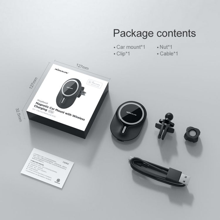 NILLKIN MagRoad Wireless Charging Magnetic Car Mount for Effortless Navigation