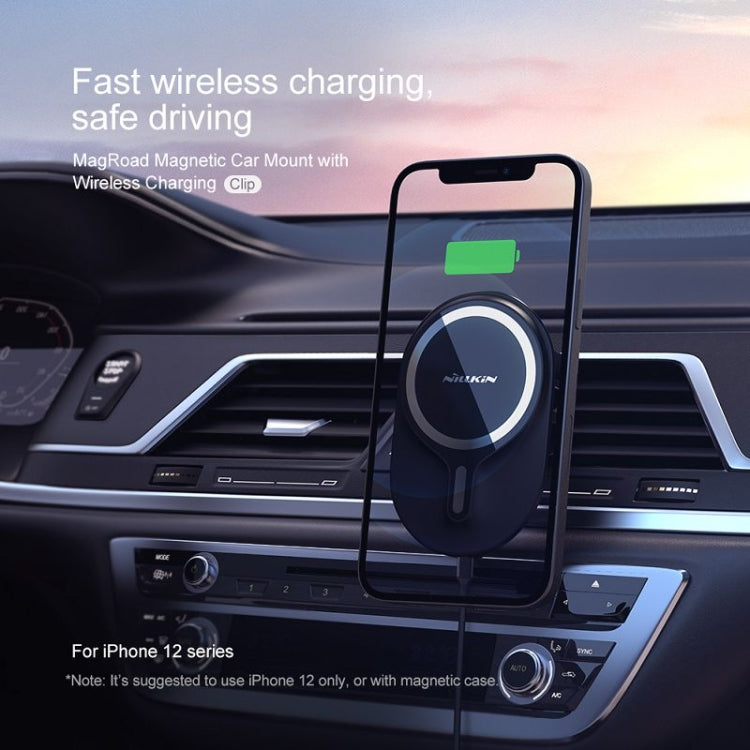 NILLKIN MagRoad Wireless Charging Magnetic Car Mount for Effortless Navigation