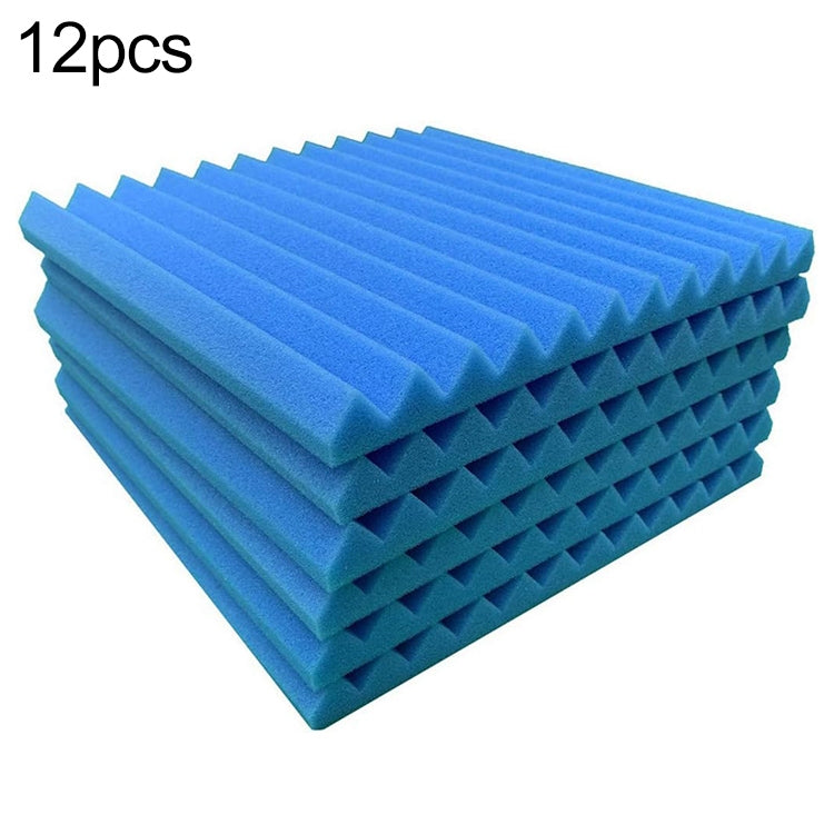 30x30x2.5cm Triangular Groove Style Recording Studio Drum Video Room Sound Insulation Board Silencer Cotton